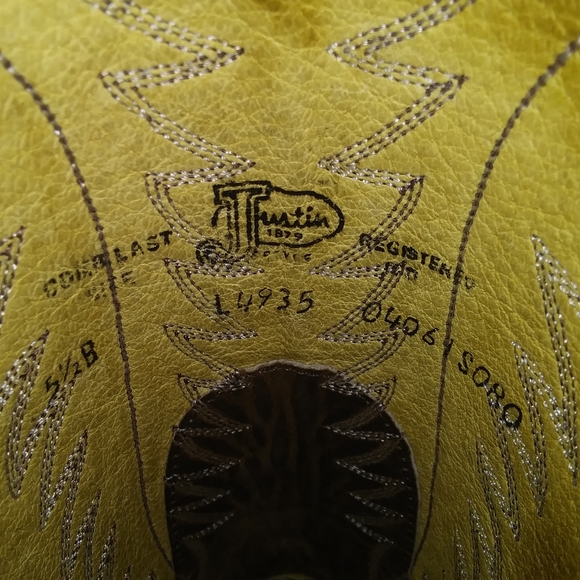 Women's Boots. Justin Florica L4935. Bay. Size 5.5 - Picture 7 of 8